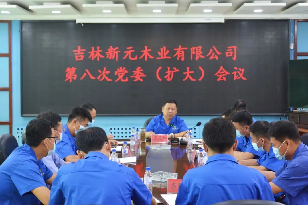 吉林新元木业有限公司 召开2020年第八次党委（扩大）会议